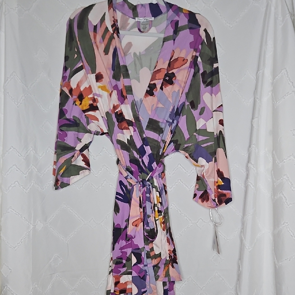Linea Donatella Multicolor Floral Robe
